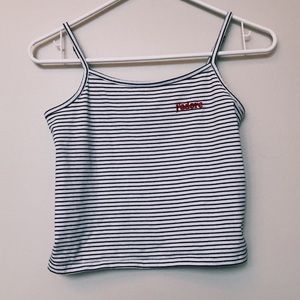 Forever 21 Striped Cropped Tank